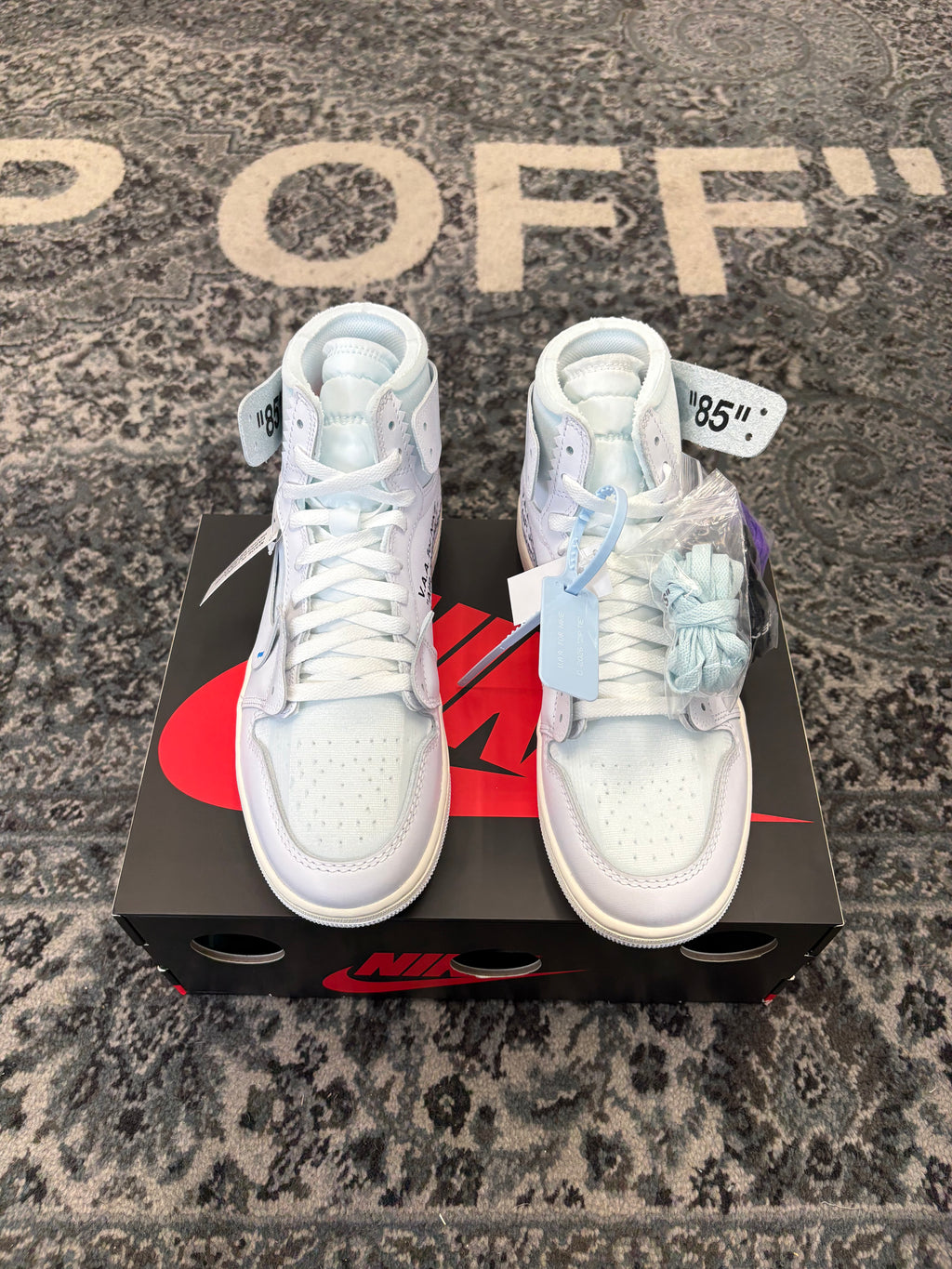 JORDAN 1 retro high virgil "Alaska" 9M OG ALL DS