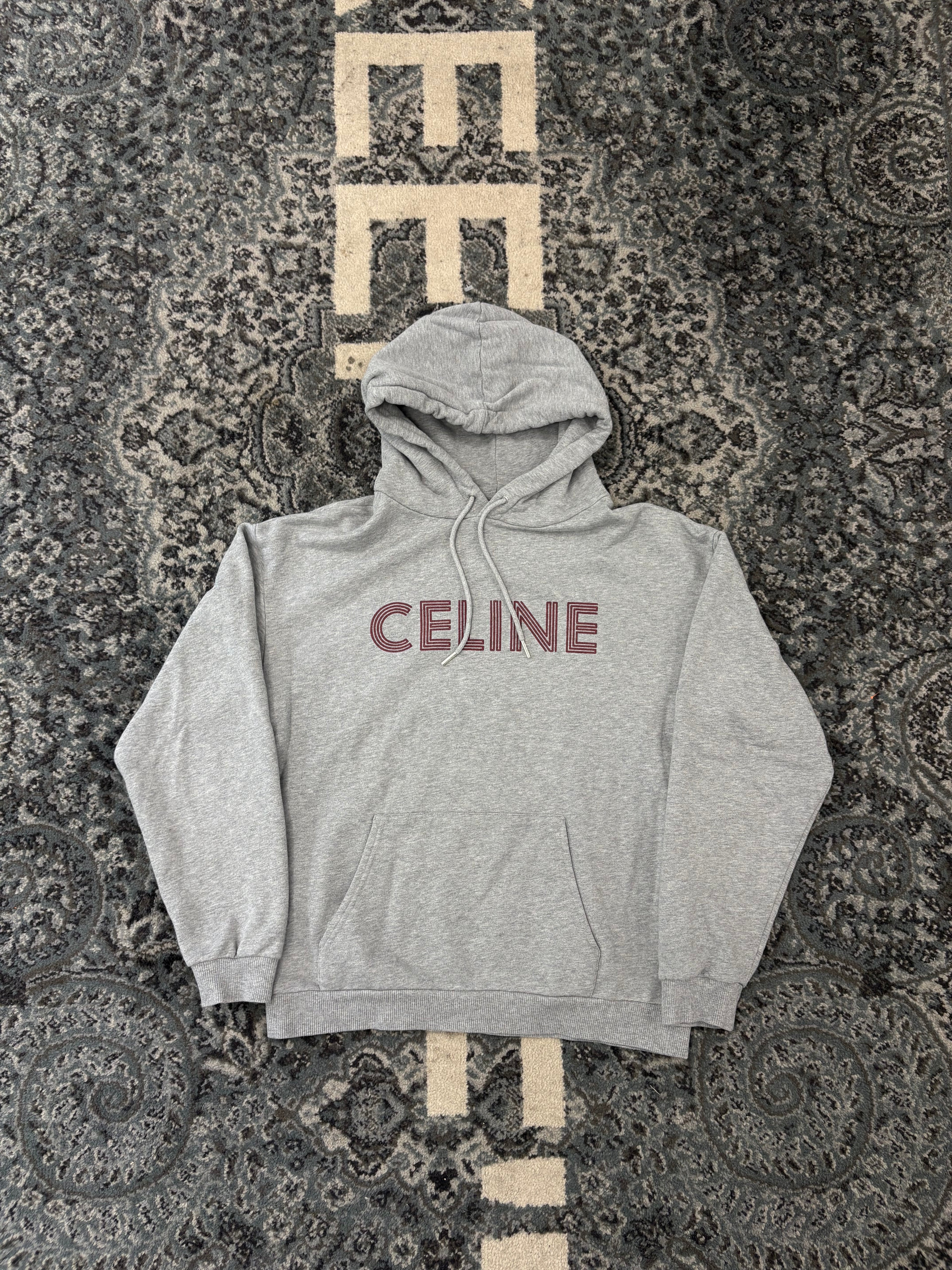 Celine Core Logo Hoodie Size Medium U