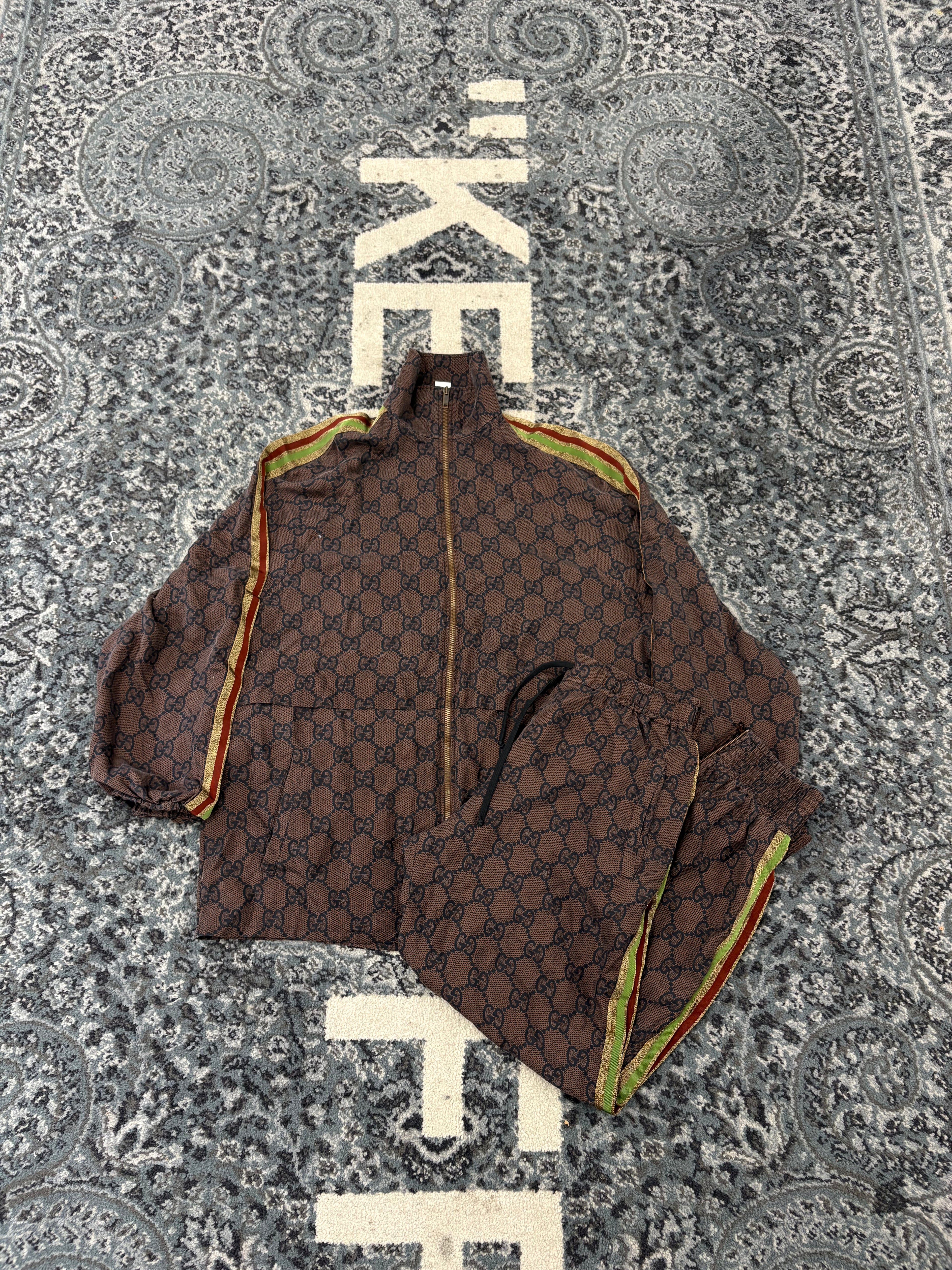 Gucci Monogram Windbreaker Set Size Medium U