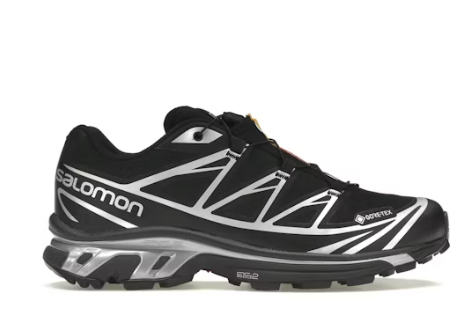Salomon XT-6 Black & Silver Size 10 DS