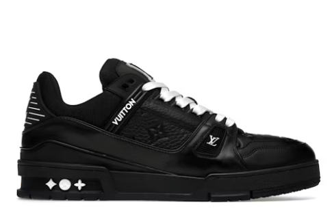 LV Black & White Trainers Size 10 US DS